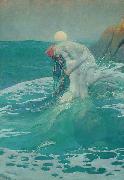 Howard Pyle The Mermaid oil painting